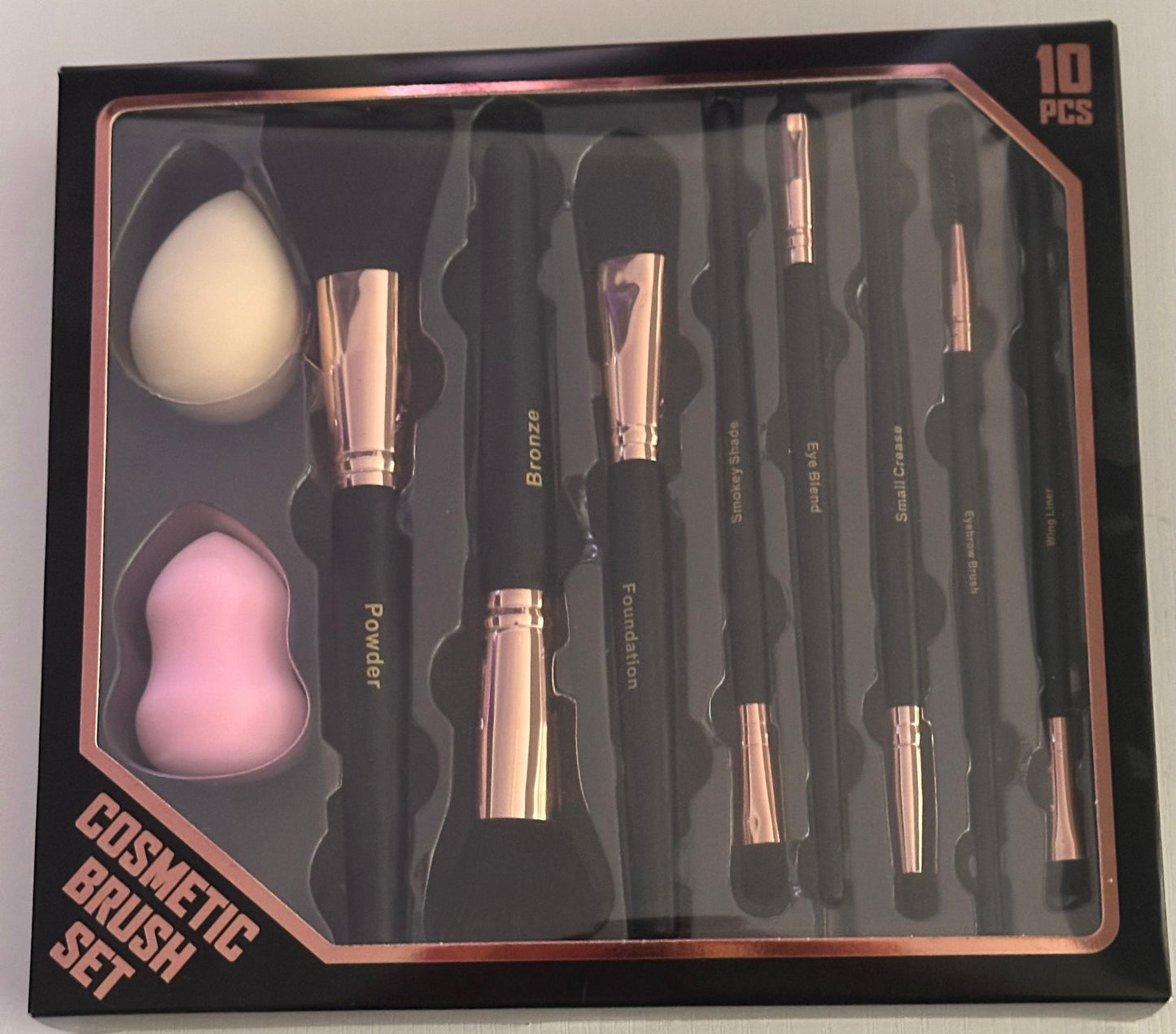 10-teiliges Kosmetikpinsel-Set – Make-up Perfekt für Geschenke